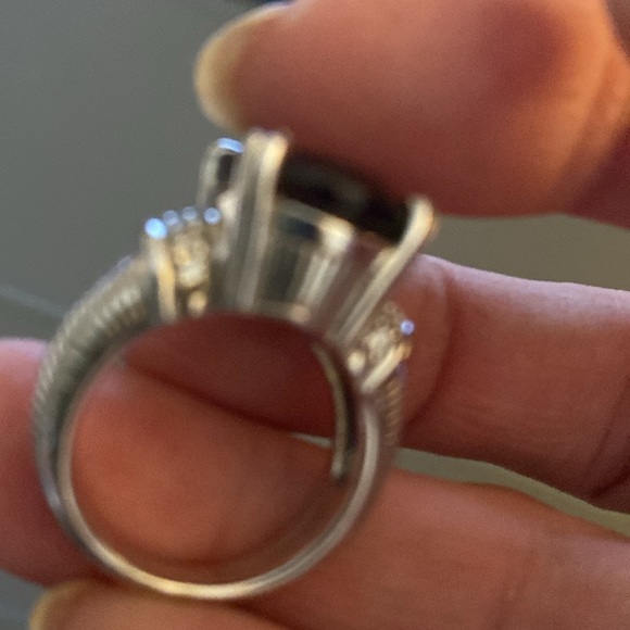 Smoky Quartz ring SIZE 6 By Judith Ripka - Picture 5 of 7